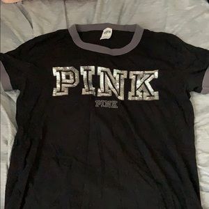 Pink short sleeve shirt